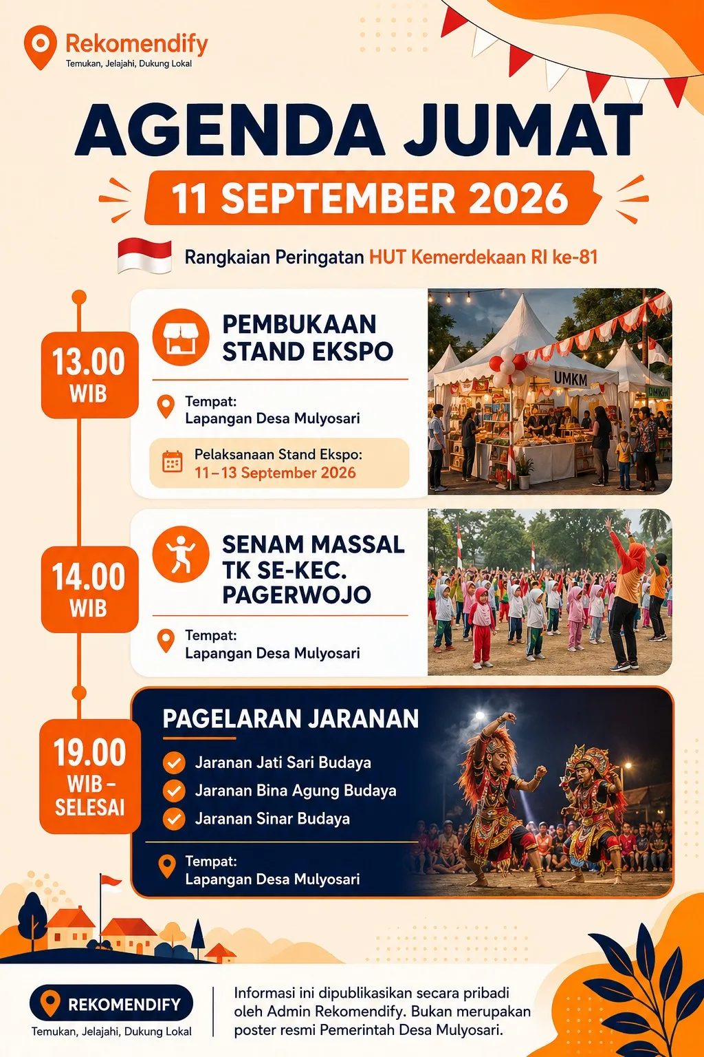 RANGKAIAN KEGIATAN HUT KEMERDEKAAN RI KE-81